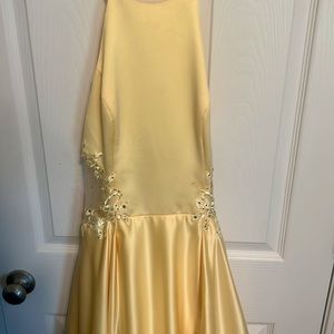Dance dress that was worn once, some marks at the bottom.